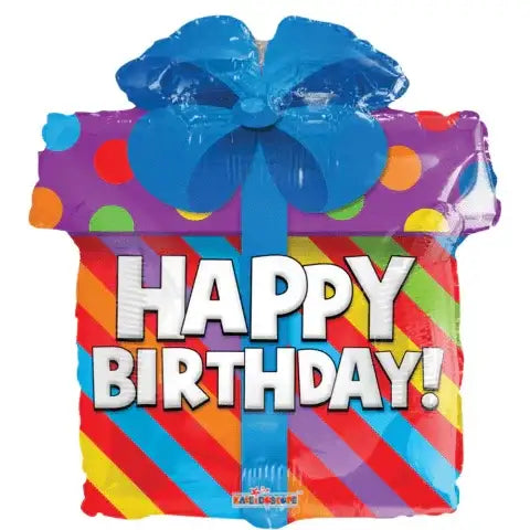 Happy Birthday cadeau folieballon van 45 cm als felicitatie