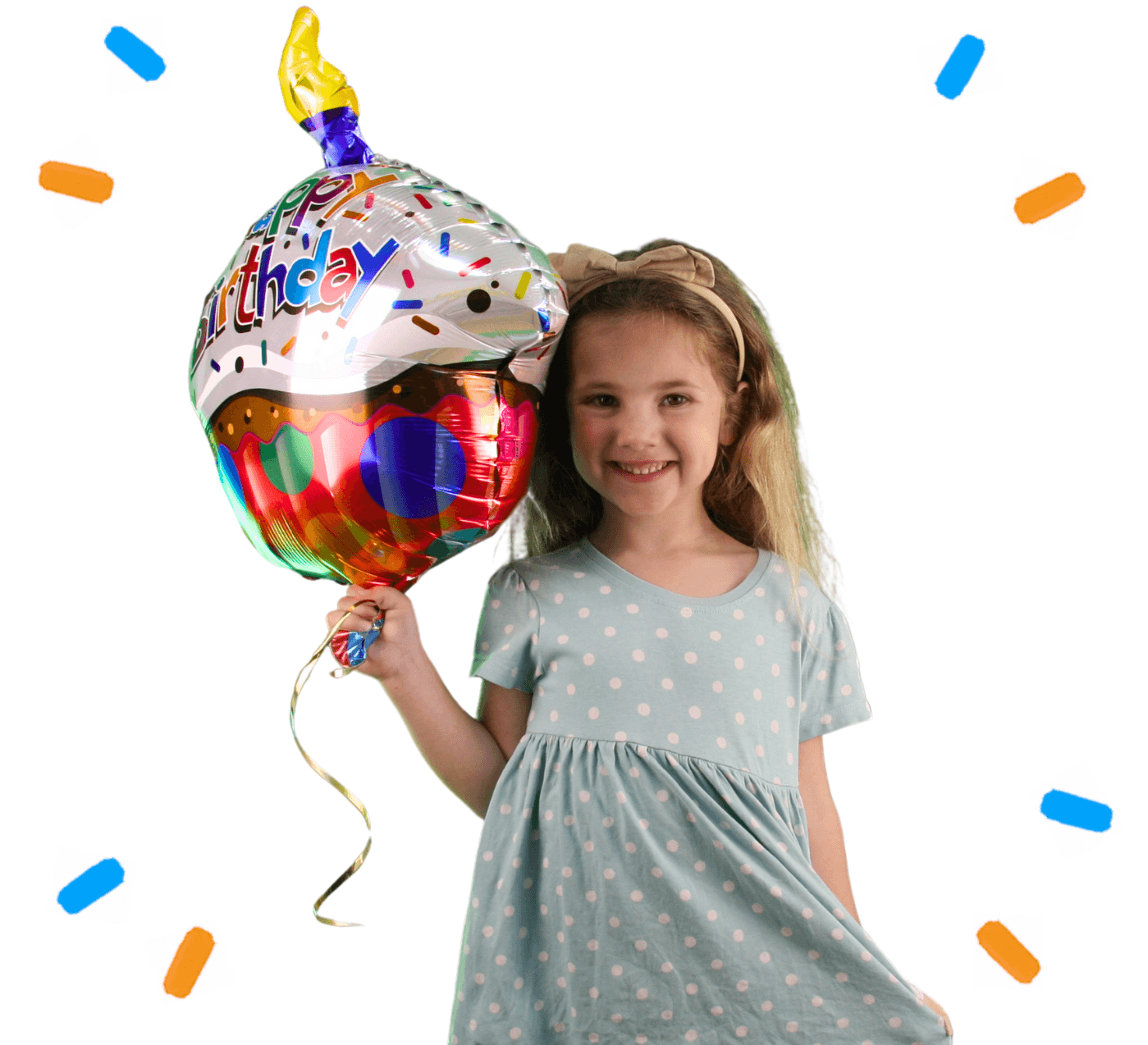 Happy Birthday Cupcake Helium Ballon - Gevuld Met Helium - 46 cm - Ballonnenshop.nl