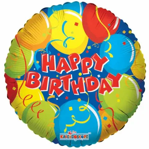 Happy Birthday Helium Ballon - Gevuld Met Helium - 45 cm - Ballonnenshop.nl