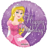 Happy Birthday Prinses Folie Ballon - 45 cm - Ballonnenshop.nl