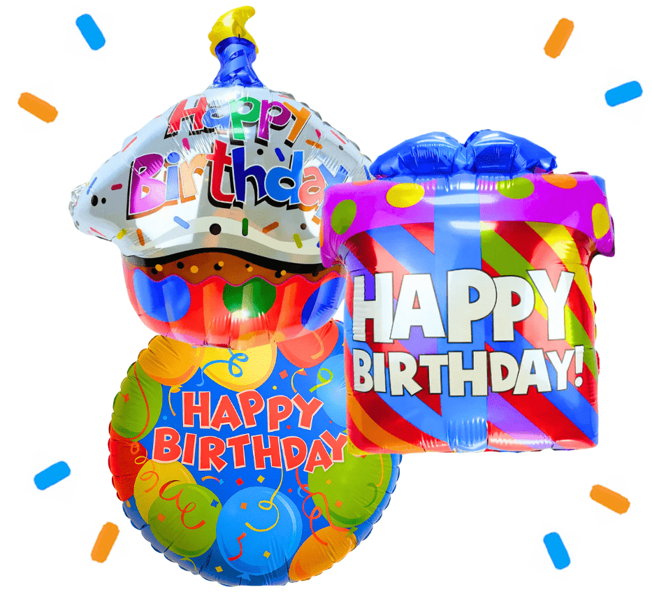 Happy Birthday Trosje Helium Ballonnen - Gevuld Met Helium - 46 cm - Ballonnenshop.nl