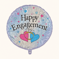 Happy Engagement Folie Ballon - 45 cm - Ballonnenshop.nl