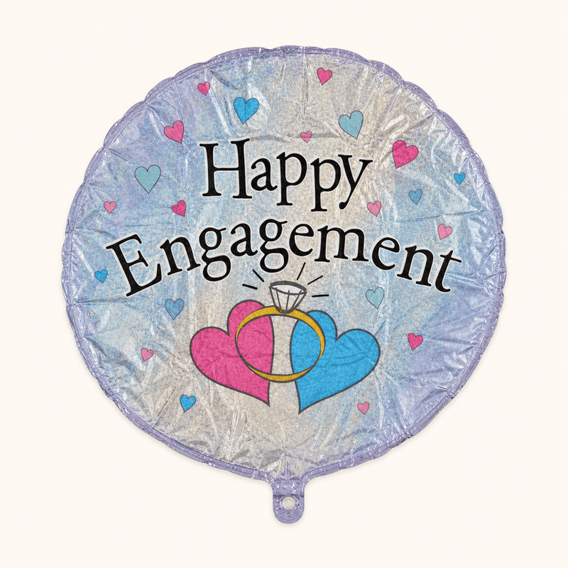 Happy Engagement Folie Ballon - 45 cm - Ballonnenshop.nl