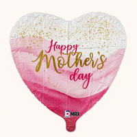 Happy Mother's Day Pretty Pink Folie Ballon - 46 cm - Ballonnenshop.nl