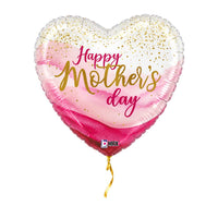 Happy Mother's Day Pretty Pink – met helium gevuld, met gouden lint