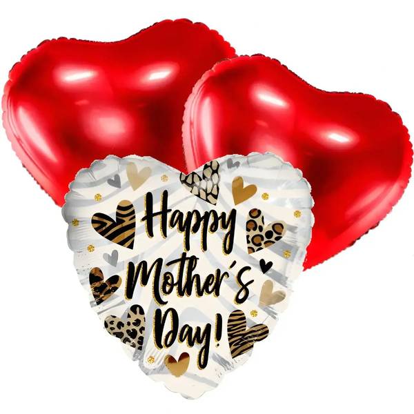 Happy Mother's Day Trosje Helium Ballonnen - Gevuld Met Helium - Ballonnenshop.nl