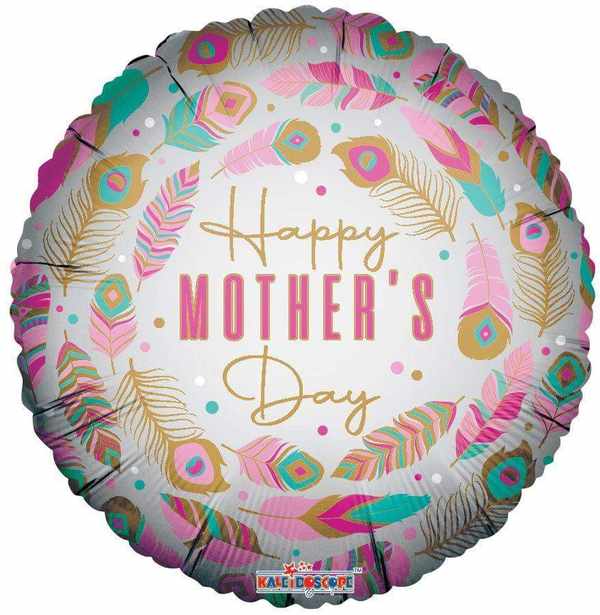 Happy Mother's Day Veren Helium Ballon - Gevuld Met Helium - 46 cm - Ballonnenshop.nl