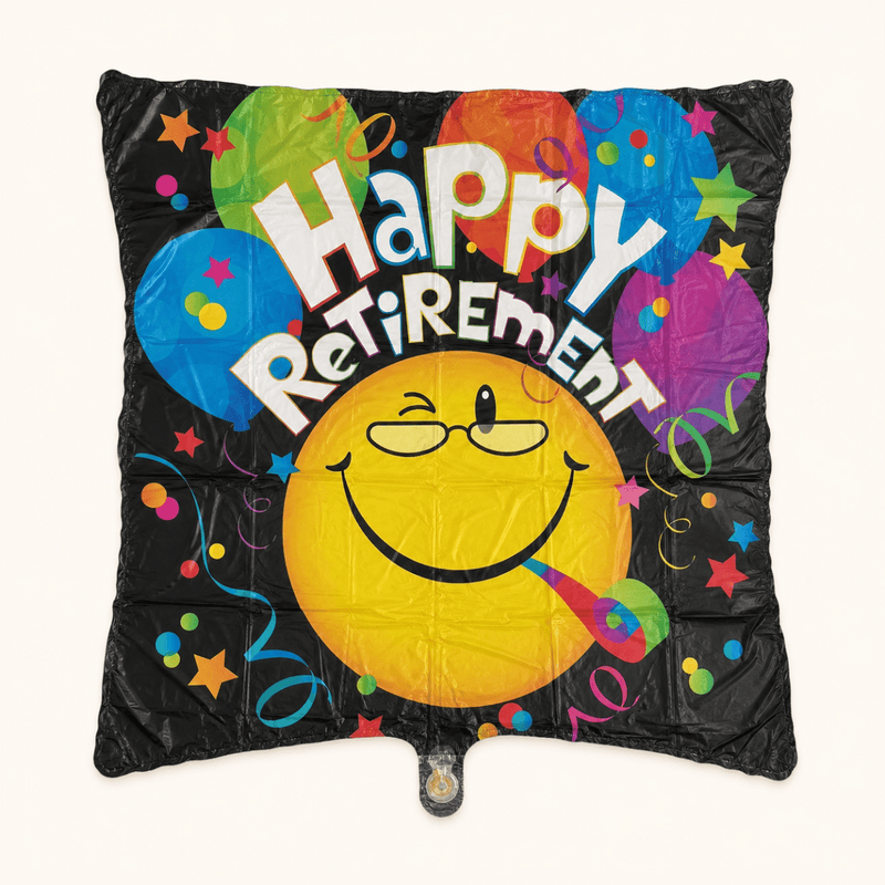 Happy Retirement Folie Ballon - 45 cm - Ballonnenshop.nl