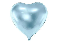 Hart Ballon Blauw - Gevuld Met Helium - 46 cm - Ballonnenshop.nl