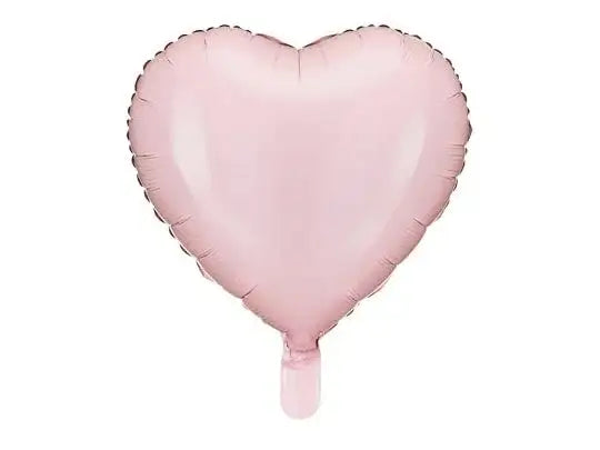 Hart Ballon Licht Roze 45 cm - Ballonnenshop.nl