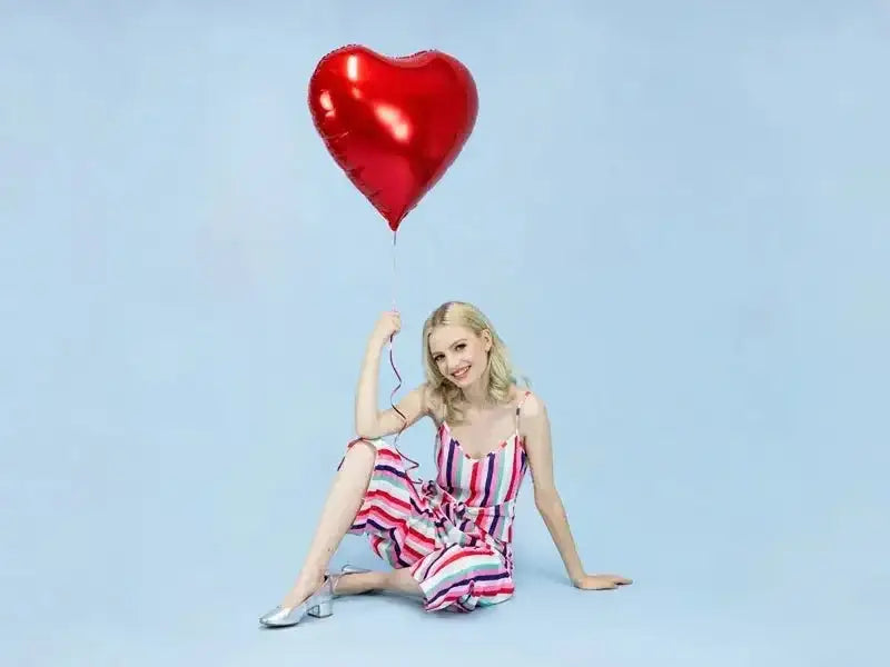 Hart Ballon Rood 61 cm - Ballonnenshop.nl