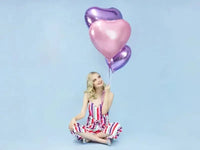 Hart Ballon Roze 61 cm - Ballonnenshop.nl