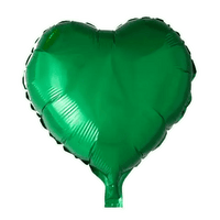 Hartballon Groen 46 cm - leeg - Ballonnenshop.nl