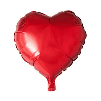 Hartballon Rood 46 cm - leeg - Ballonnenshop.nl