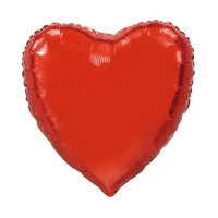 Hartballon Rood 91 cm - leeg - Ballonnenshop.nl