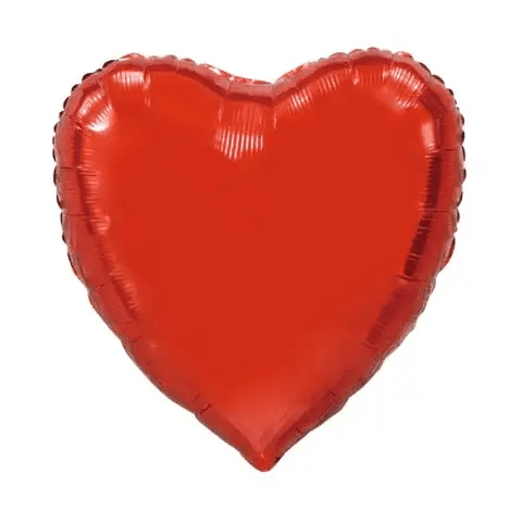 Hartballon Rood 91 cm - leeg - Ballonnenshop.nl