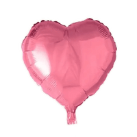 Hartballon Roze 46 cm - leeg - Ballonnenshop.nl