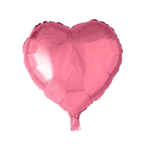 Hartballon Roze 46 cm - leeg - Ballonnenshop.nl