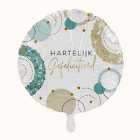 Hartelijk Gefeliciteerd Folie Ballon - 43 cm - Ballonnenshop.nl