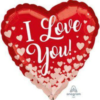 Hartjes Ballon - I Love You - 43 cm - Ballonnenshop.nl