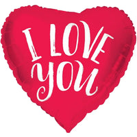 Hartjes Ballon - I Love You - 45 cm - Ballonnenshop.nl