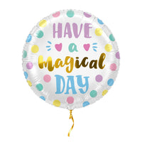 Have a Magical Day – variant 2 – met helium gevuld, met gouden lint