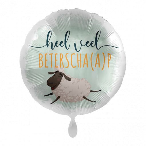 Heel Veel Beterscha(a)p Helium Ballon - Gevuld Met Helium - 43 cm - Ballonnenshop.nl