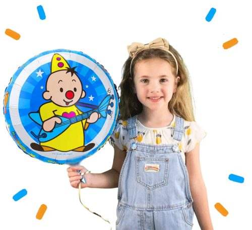 Helium Ballon Bumba - Gevuld Met Helium - 45 cm - Ballonnenshop.nl