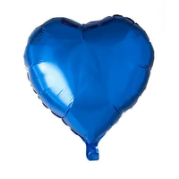Helium Ballon Hart - Blauw - 46 cm - Ballonnenshop.nl