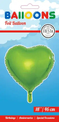 Helium Ballon Hart - Licht Groen - 46 cm - Ballonnenshop.nl