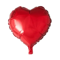 Helium Ballon Hart - Rood - 46 cm - Ballonnenshop.nl