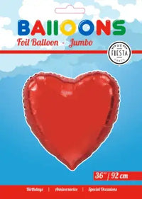 Helium Hart Ballon - Rood - 91 cm - Ballonnenshop.nl