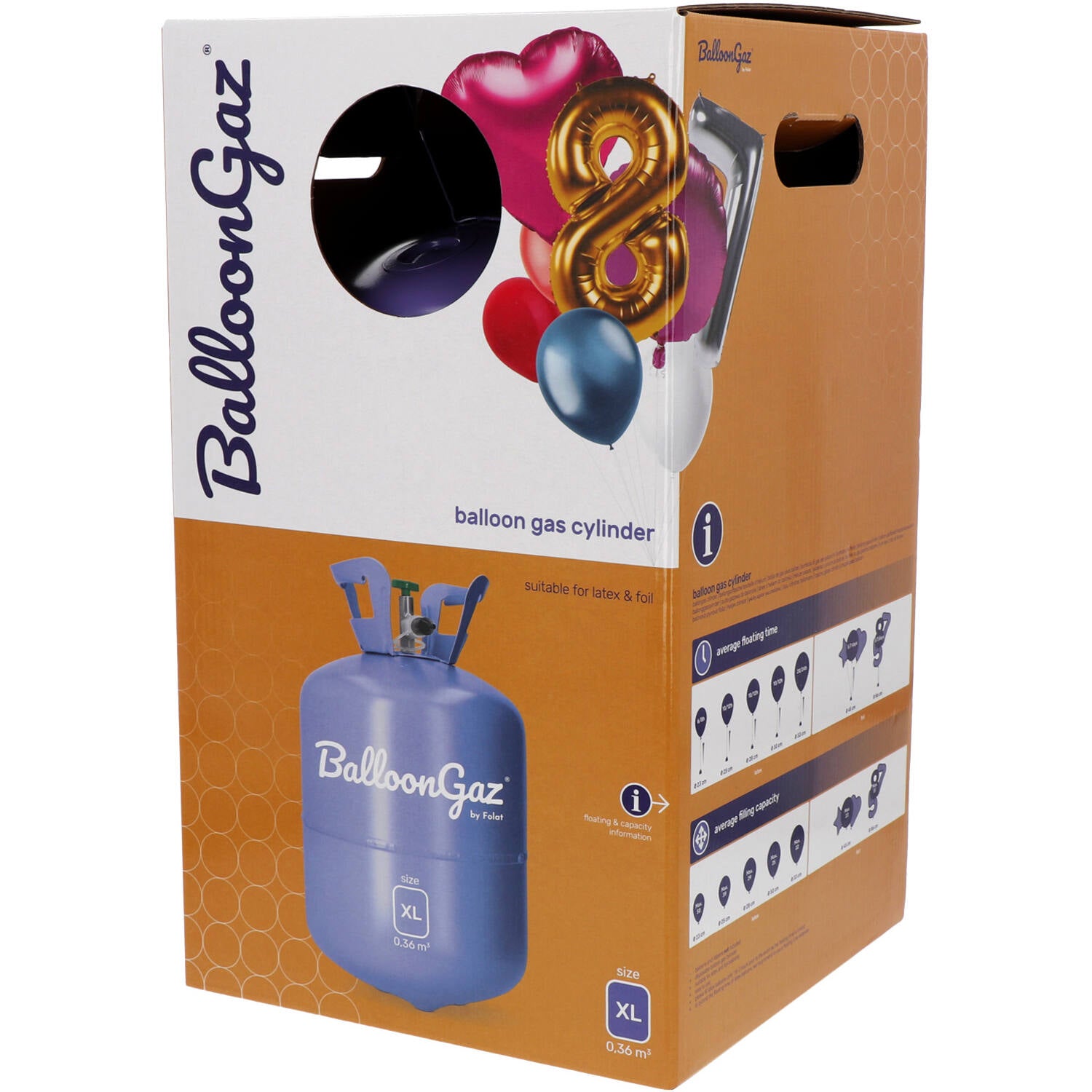 Helium tank 300 ballonnen - 99,9% Pure Helium