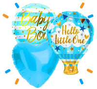 Hello Little Boy Trosje Helium Ballonnen - Gevuld Met Helium - 46 cm - Ballonnenshop.nl