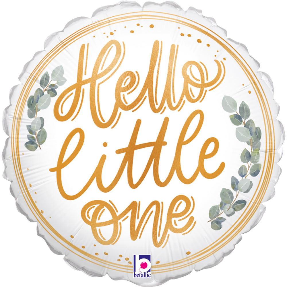 Folie Ballon Welcome Little One - Eucalyptus - 23 cm