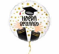 Hoera Geslaagd Ballon - Gevuld Met Helium - 46 cm - Ballonnenshop.nl