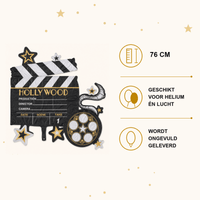 Hollywood - Folie Ballon - 76 cm - Ballonnenshop.nl