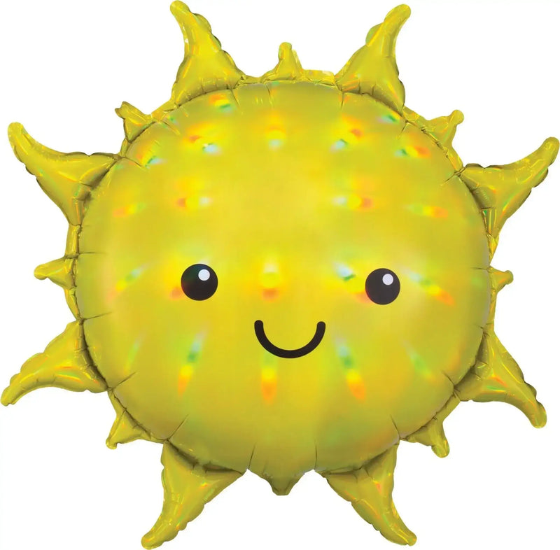 Holografische Zon Folie Ballon - 68 cm - Ballonnenshop.nl