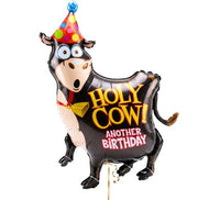 Holy Cow Birthday Helium Ballon - Gevuld Met Helium - 93 cm - Ballonnenshop.nl