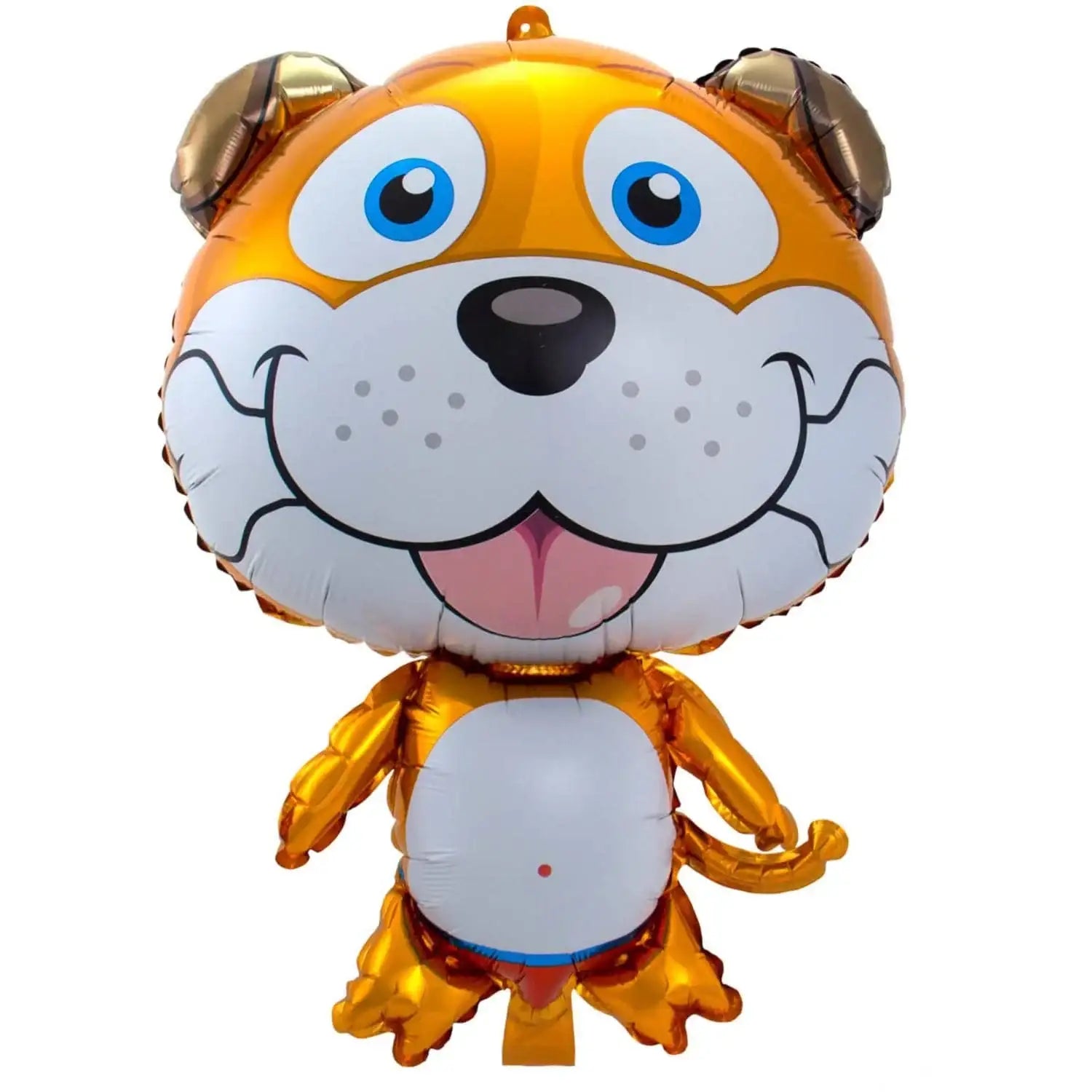 Hondje Met Bot Folie Ballon - 78 cm - Ballonnenshop.nl