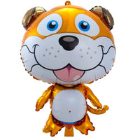 Hondje Met Bot Folie Ballon - 78 cm - Ballonnenshop.nl