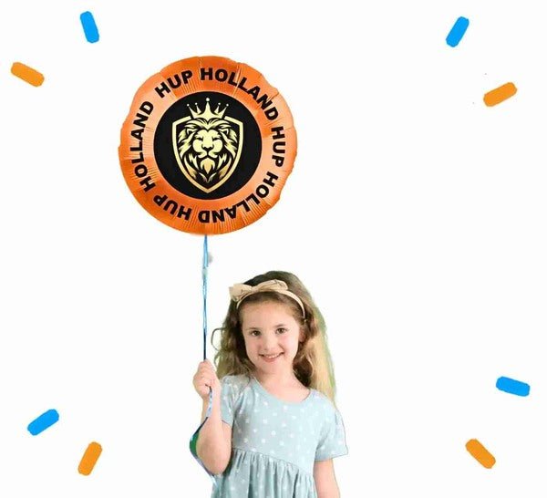 Hup Holland Hup Helium Ballon - Gevuld Met Helium - 43 cm - Ballonnenshop.nl
