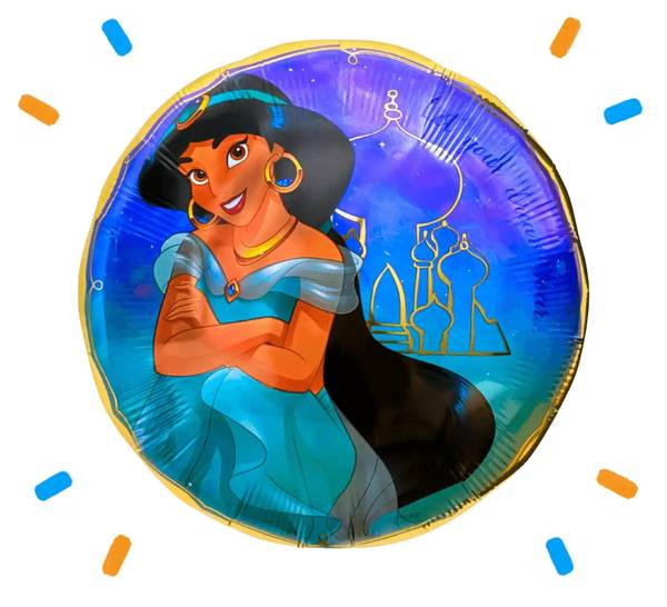 Jasmine Aladdin Disney Prinses Helium Ballon - Gevuld Met Helium - 46 cm - Ballonnenshop.nl