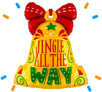Jingle All The Way Bel Helium Ballon - Gevuld Met Helium - 69 cm - Ballonnenshop.nl