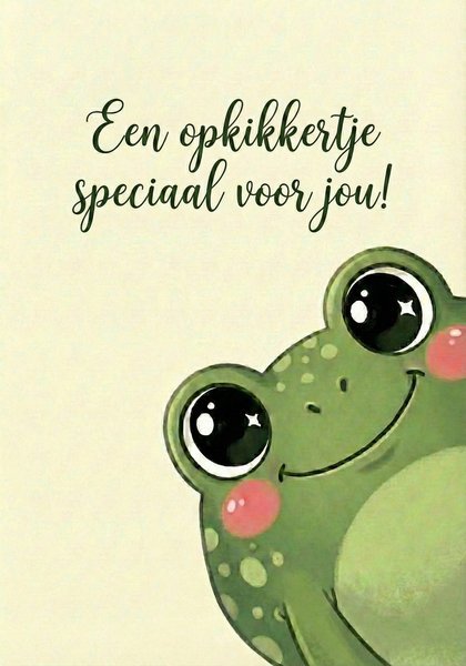 Kaartje met persoonlijk bericht beterschap - Ballonnenshop.nl