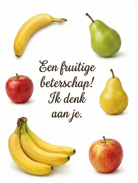 Kaartje met persoonlijk bericht beterschap - Ballonnenshop.nl