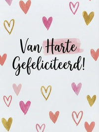 Kaartje met persoonlijk bericht geslaagd - Ballonnenshop.nl