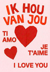 Kaartje met persoonlijk bericht Valentijn - Ballonnenshop.nl