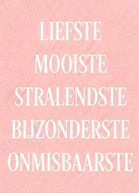 Kaartje met persoonlijk bericht Valentijn - Ballonnenshop.nl