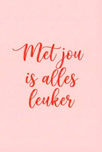 Kaartje met persoonlijk bericht Valentijn - Ballonnenshop.nl